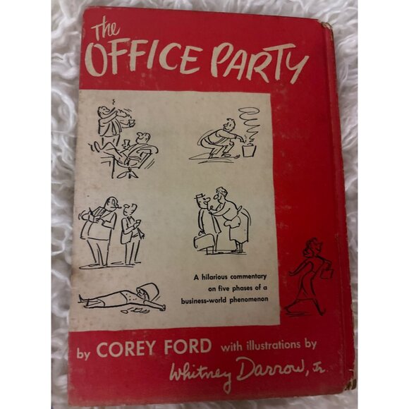 The Office Party Book Corey Ford Ill Whitney Darrow Jr. Vintage 1951 Hardcover - Picture 3 of 12